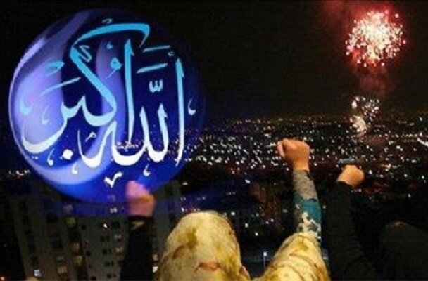 غریو بانگ «الله اکبر» آسمان استان سمنان را نورانی کرد