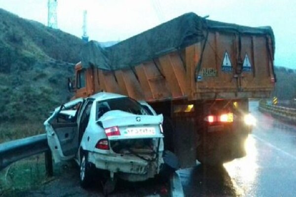تصادف در زنجان ۲ کشته بر جای گذاشت