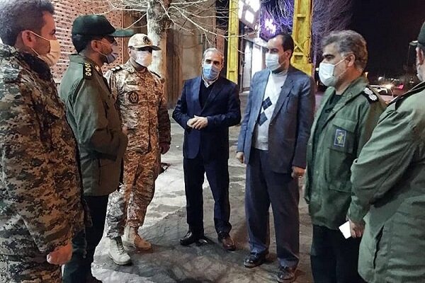 بازدید معاونین دادستان قزوین از اجرای طرح گشت محله محور رضویون