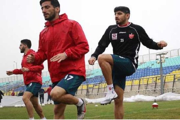 ترابی در جمع بازیکنان پرسپولیس تمرین کرد
