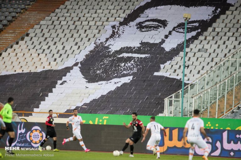 دیدار تیم های فوتبال پرسپولیس تهران و مس رفسنجان