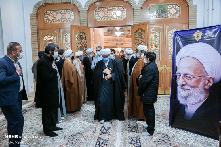 مراسم چهلمین روز ارتحال آیت الله مصباح یزدی در قم
