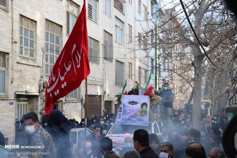 تشییع شهید مفقودالاثر منوچهر تقدسی بعد از ۳۸ سال