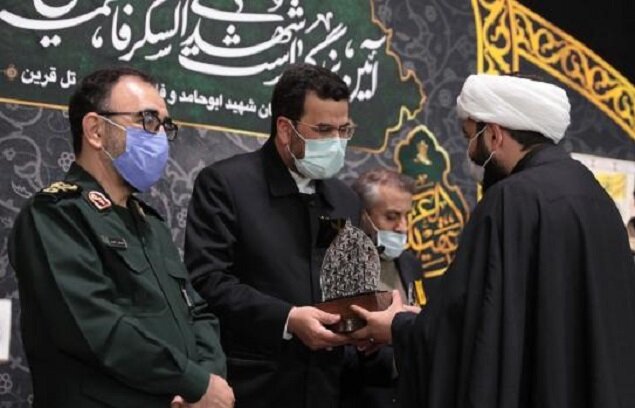 آئین بزرگداشت شهدای لشکر فاطمیون در حرم مطهر رضوی برگزار شد