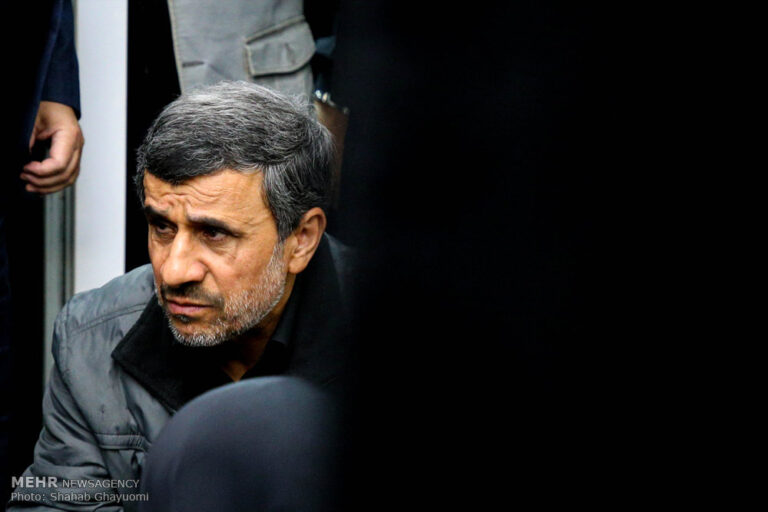 دیدارانتخاباتی احمدی نژاد با یکی از اعضای ارشدنشست دورهای اساتید