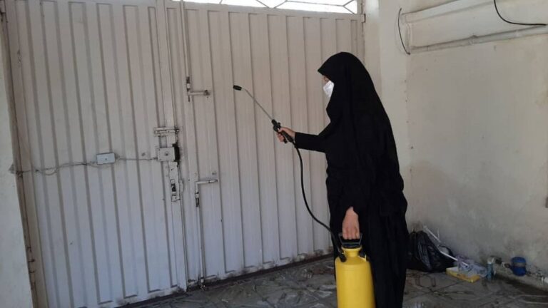 مشارکت بانوان بسیجی برای بیماری یابی محله به محله در ایام نوروز