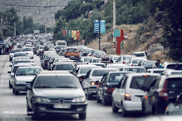 ترافیک پرحجم و روان در هراز و فیروزکوه