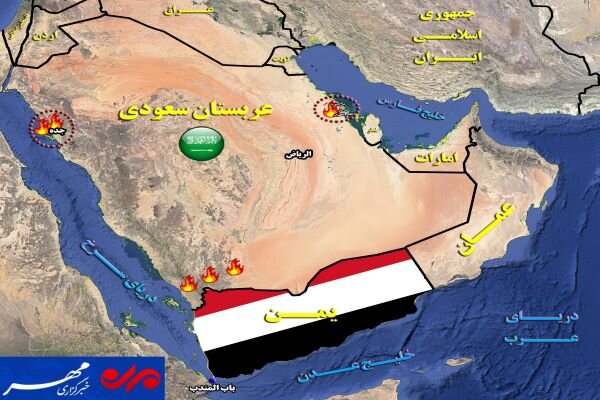 عملیات استراتژیک یمنیها علیه «شاهرگ اقتصادی» سعودی + نقشه میدانی