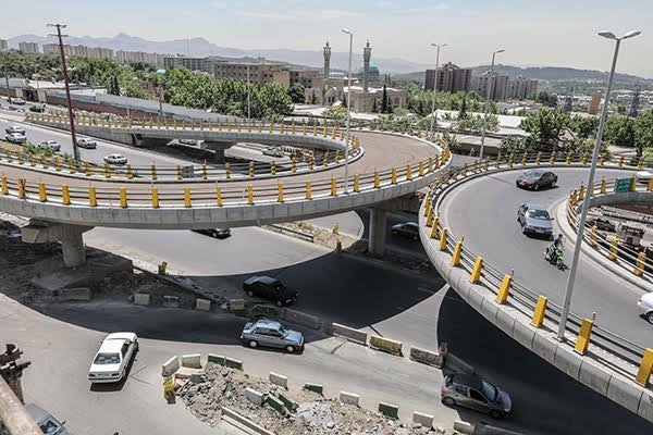 پل شهید قاسم سلیمانی در اردبیل با ۴۰ درصد پیشرفت در حال اجراست
