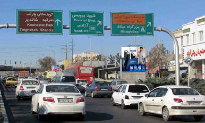ترافیک نیمه سنگین در محور آدران- شهریار