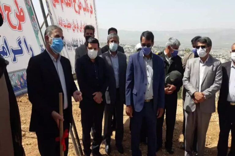 عملیات ساخت ۱۰۰۰ واحد طرح اقدام ملی مسکن در یاسوج کلنگ زنی شد