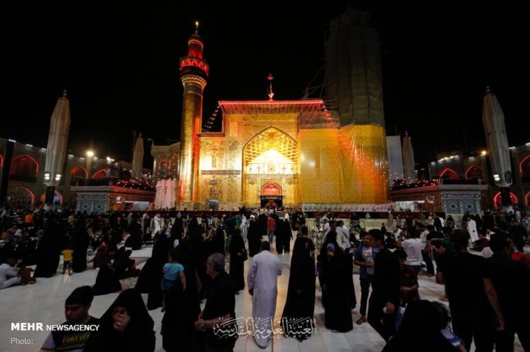 احیای شب نوزدهم ماه رمضان در حرم امام علی (ع)